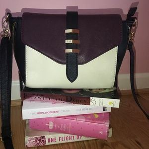 Crossbody Mossimo Purse Black and Maroon